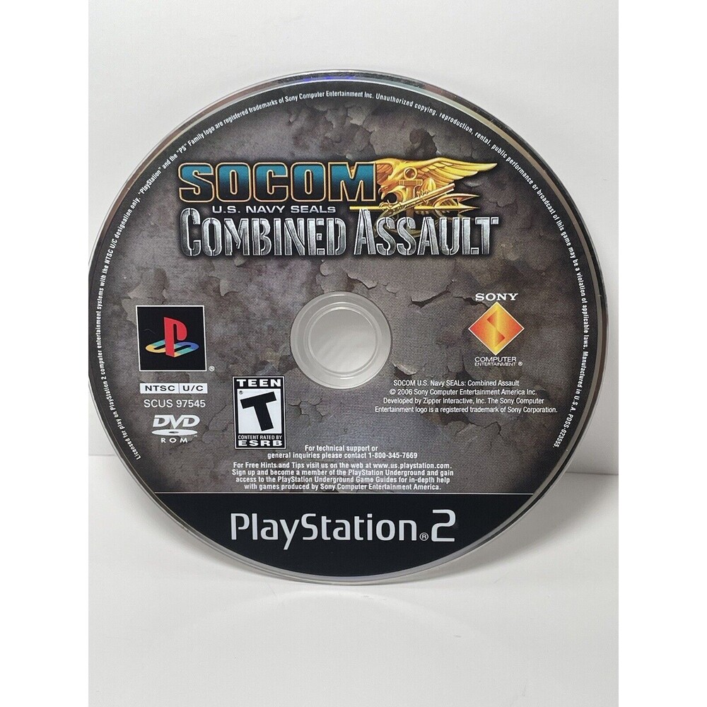 SOCOM U.S. Navy Seals: Combined Assault (PS2 PlayStation 2) Tested
